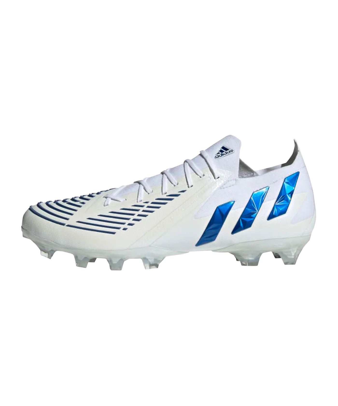 adidas Predator EDGE.1 L AG Diamond Edge Weiss Blau