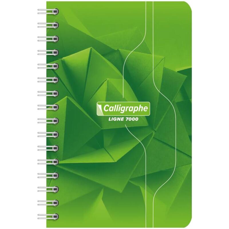 Carnet reliure intégrale 7000 9x14 cm 100 pages petits carreaux 70 g - Assortis