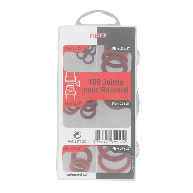 Coffret 100 joints fibre pour raccord