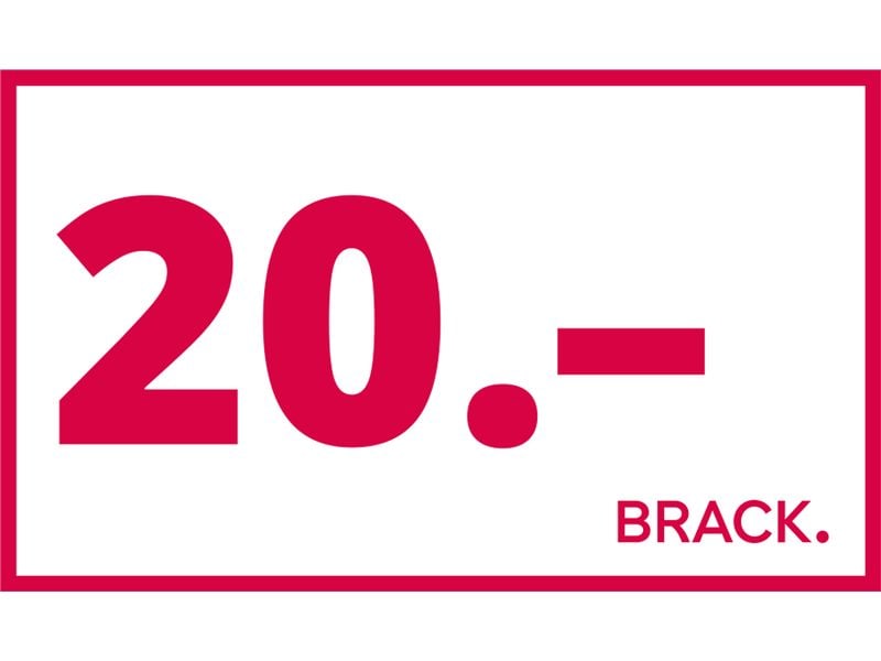 BRACK.CH Geschenkkarte CHF 20.- Physische Geschenkkarte – Freude schenken!