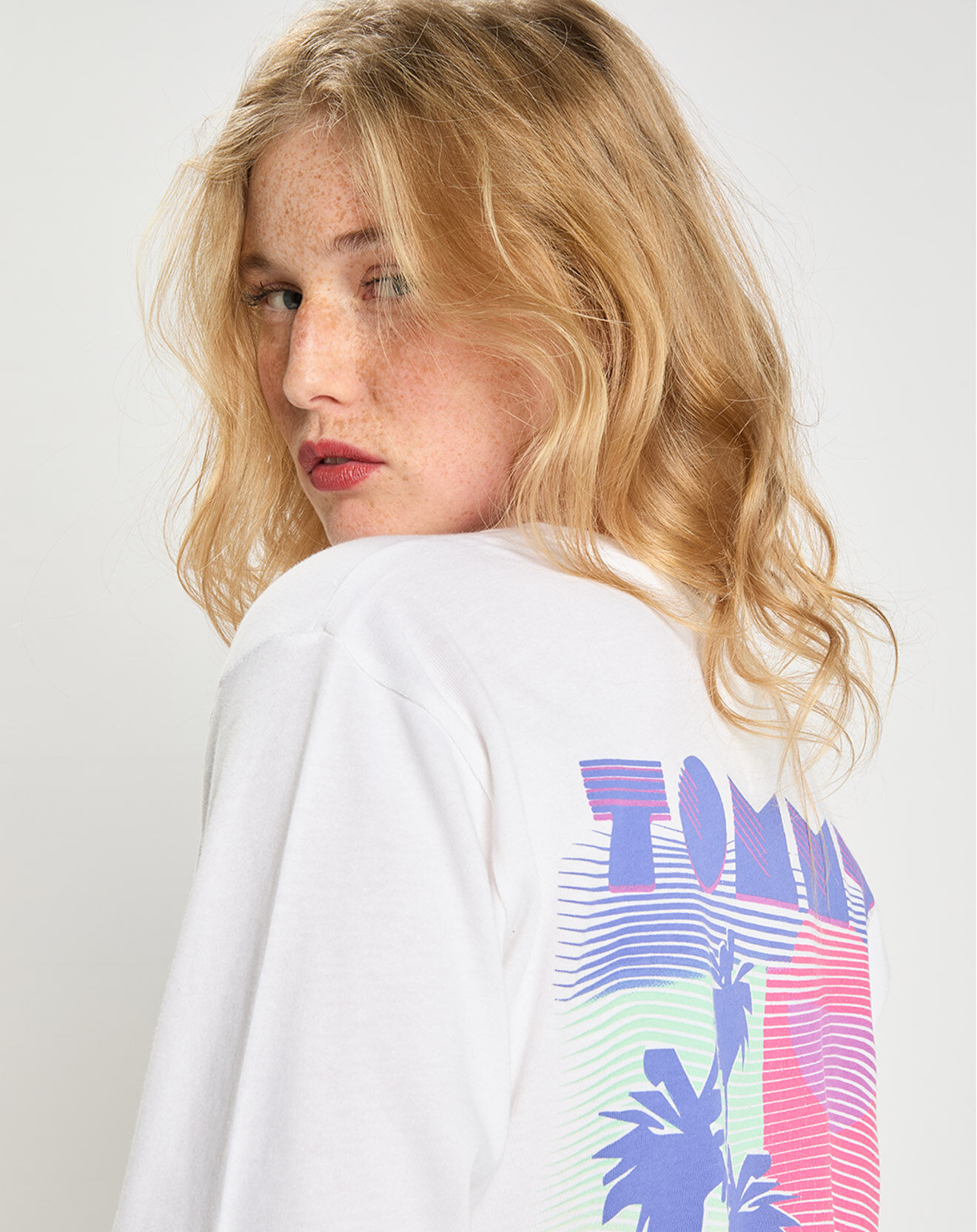 Tommy Jeans T-Shirt Vintage blanc