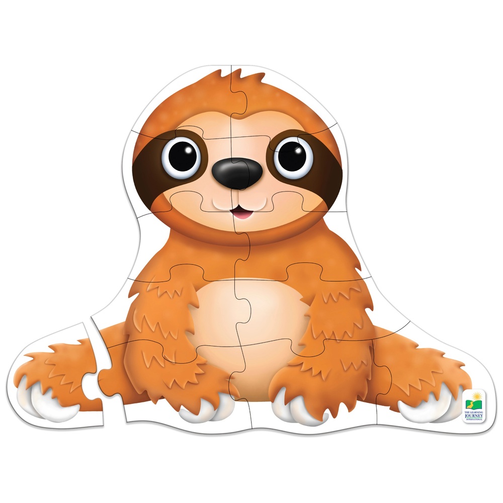 Puzzle-Mania: 4 x 12-teiliges Riesenpuzzle-Set mit Tiermotiven