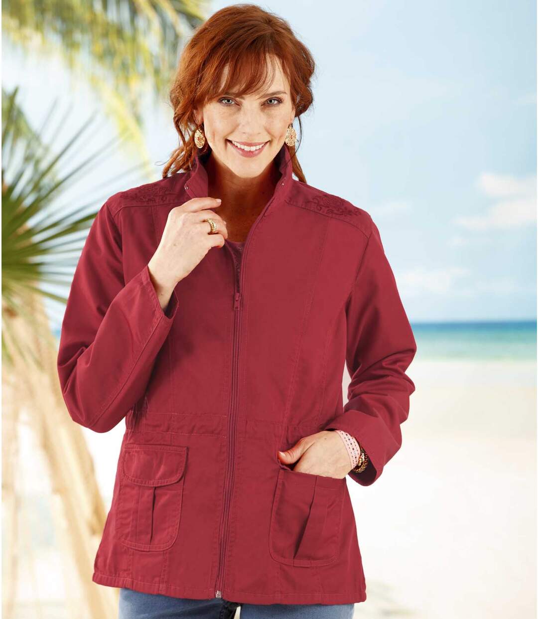 Veste Saharienne Brodée