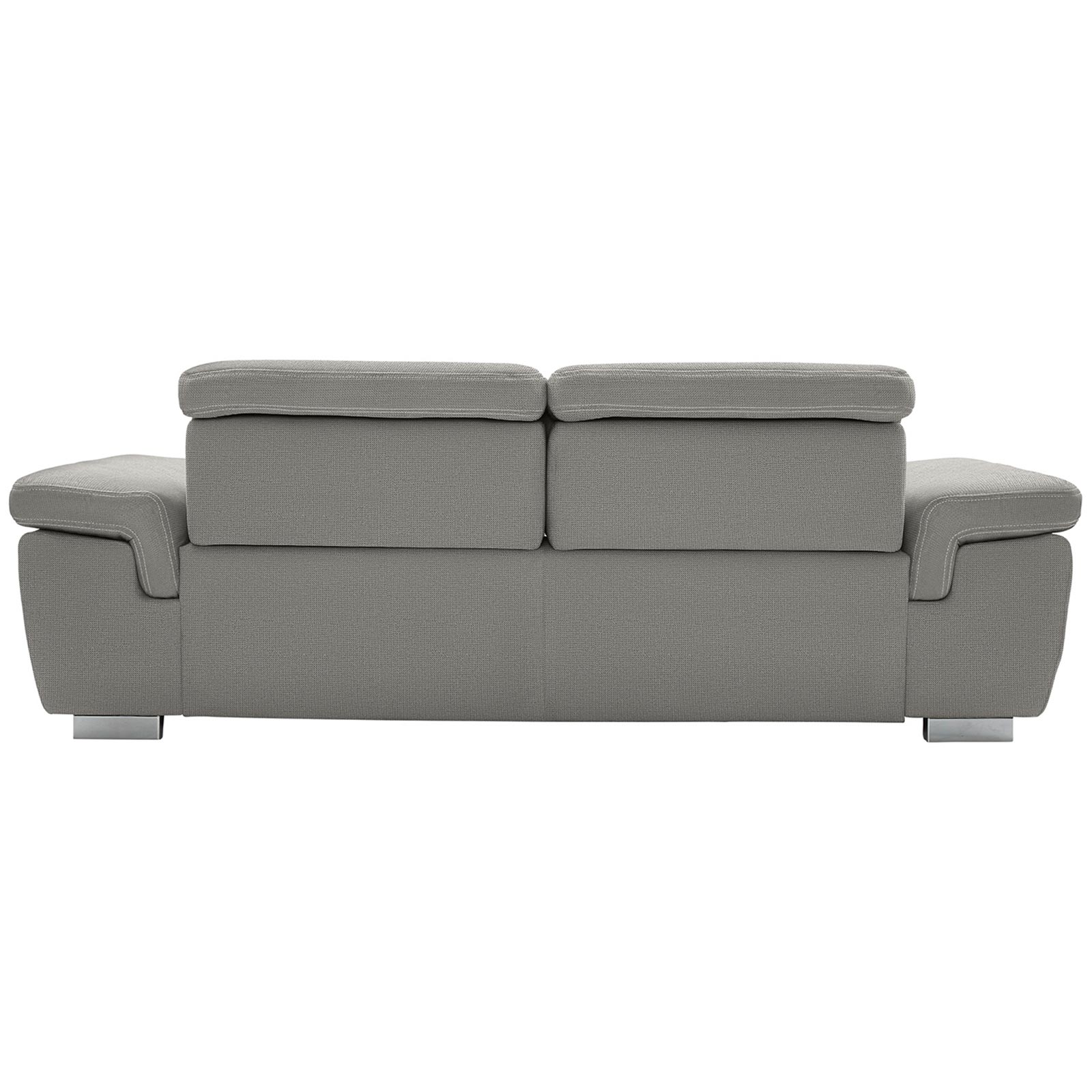 polsterpower 3-Sitzer Boxspringsofa - Belle silver - Basismodell