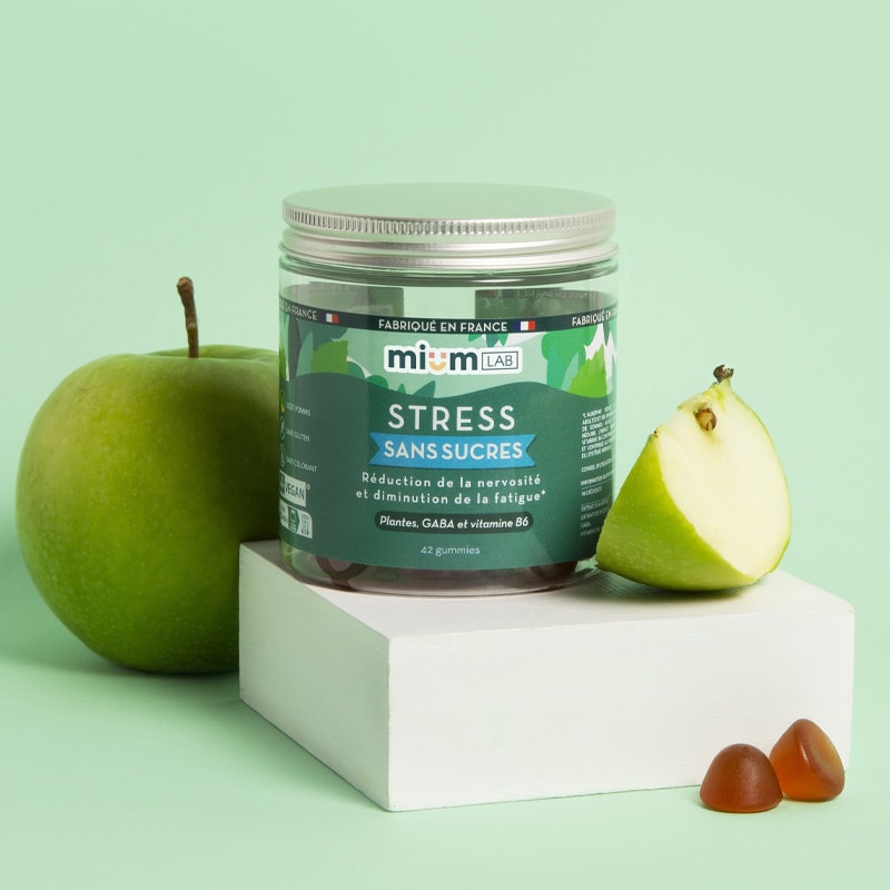 Cure gummies stress - Pomme verte - Sans sucres - 2 mois