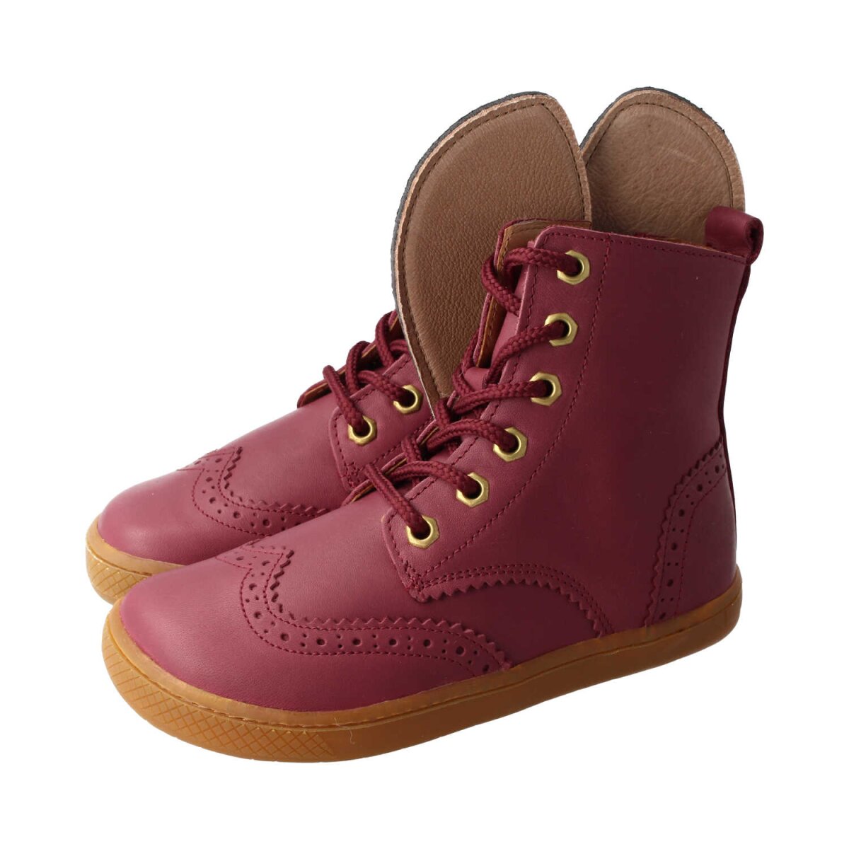 WL4210-1 wine red LET`S ROCK nappa leather laces Weite/W