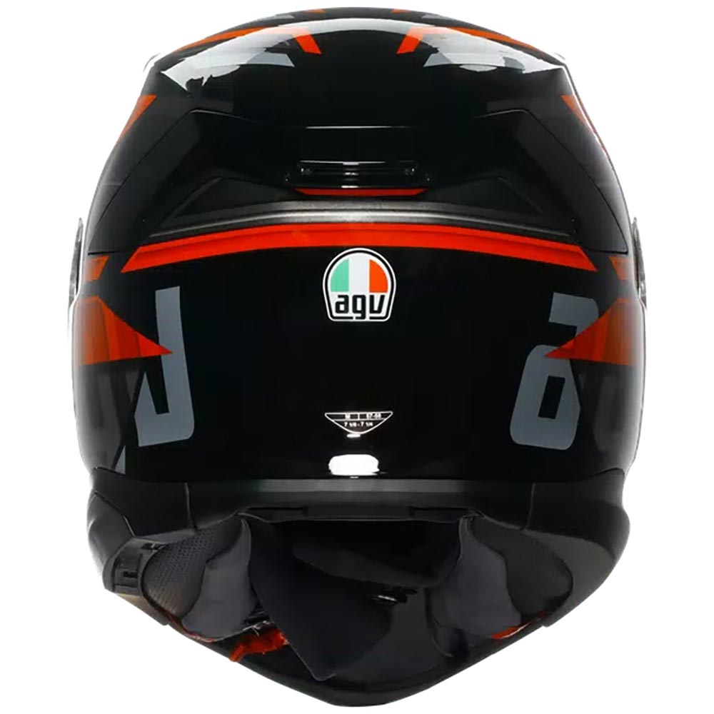 AGV - Casque K7 Taurax Noir / Rouge