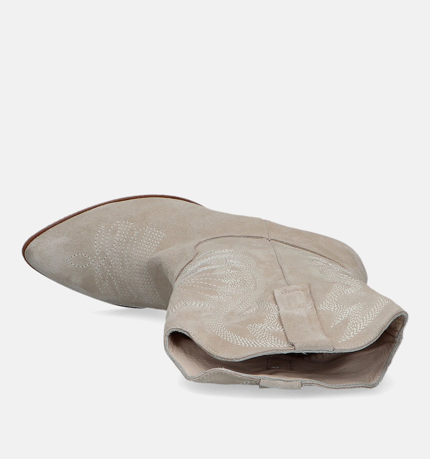 Cowboy boots beige