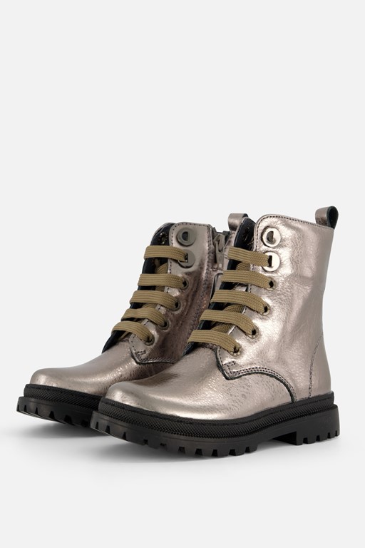 Shoesme Veterboots metallic Leer
