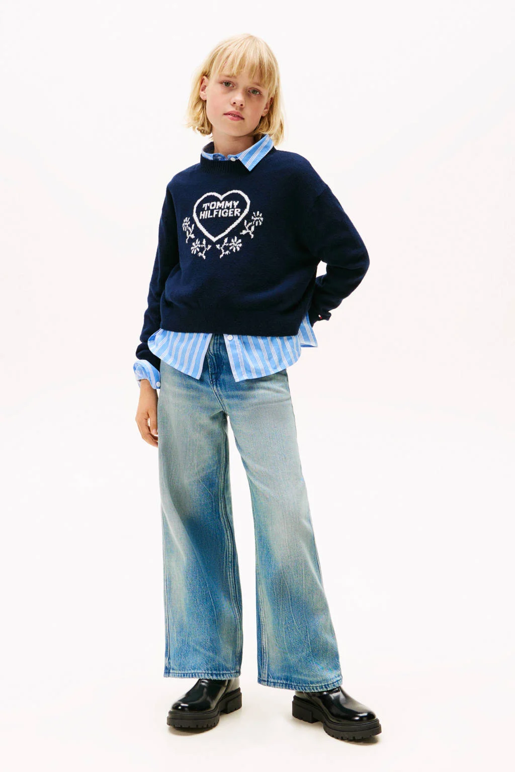 Tommy Hilfiger sweater donkerblauw