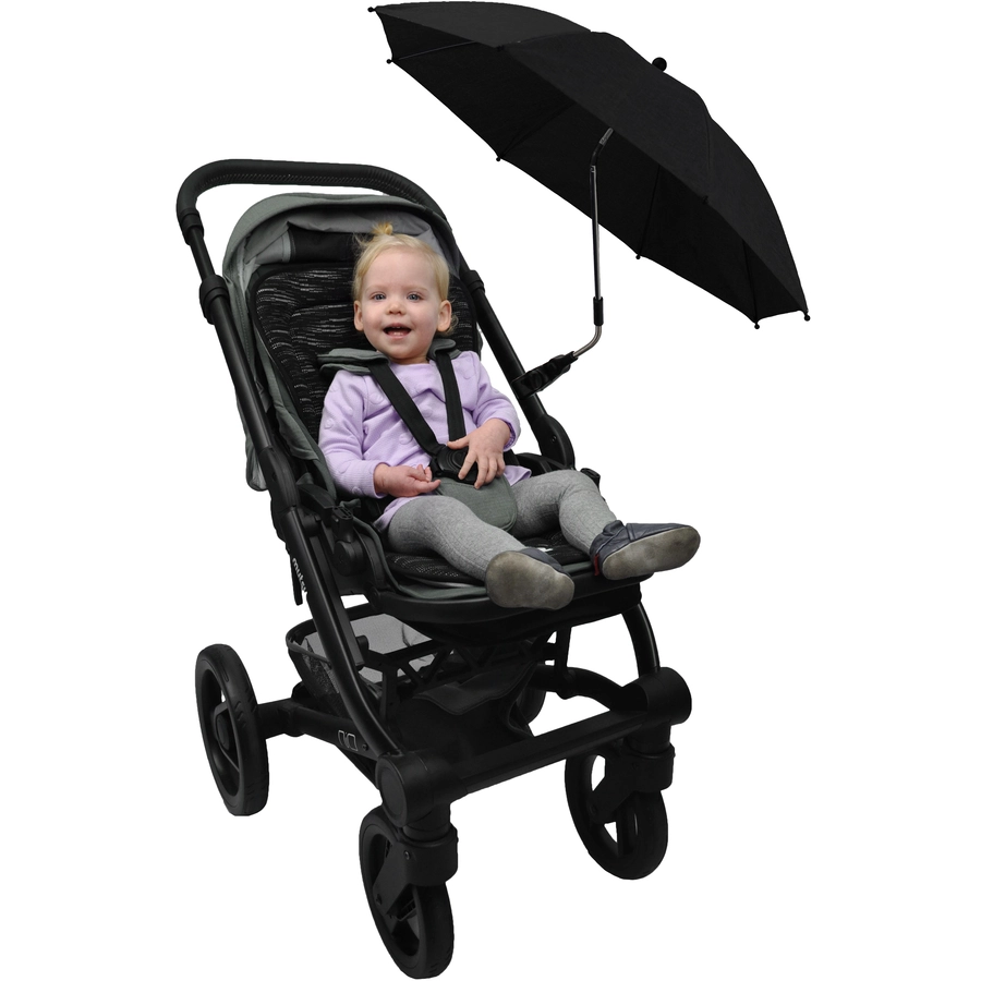 DOOKY Sonnenschirm für Kinderwagen UV 50 + Black