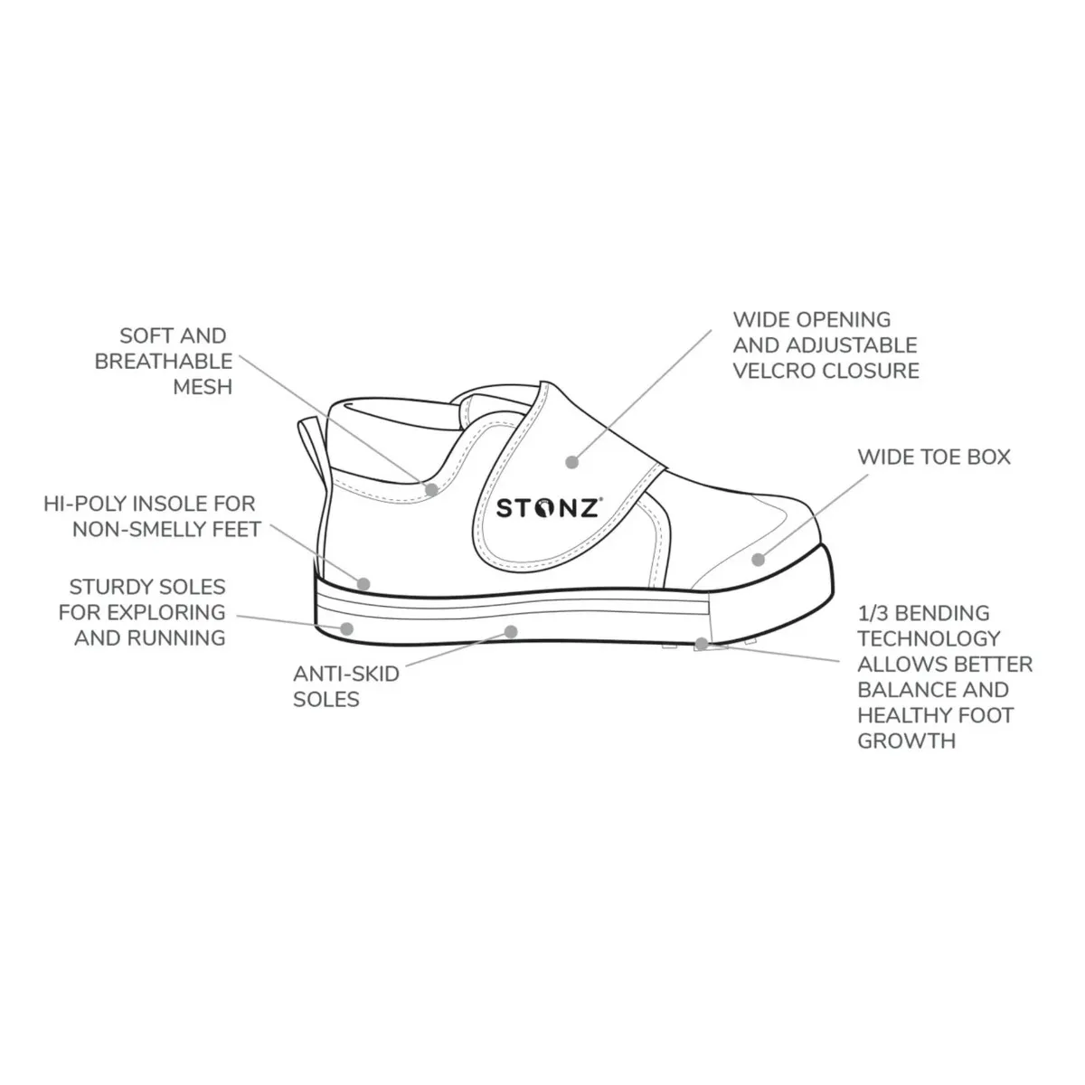 Stonz Soulier Cruiser Plus Pointures 6-11