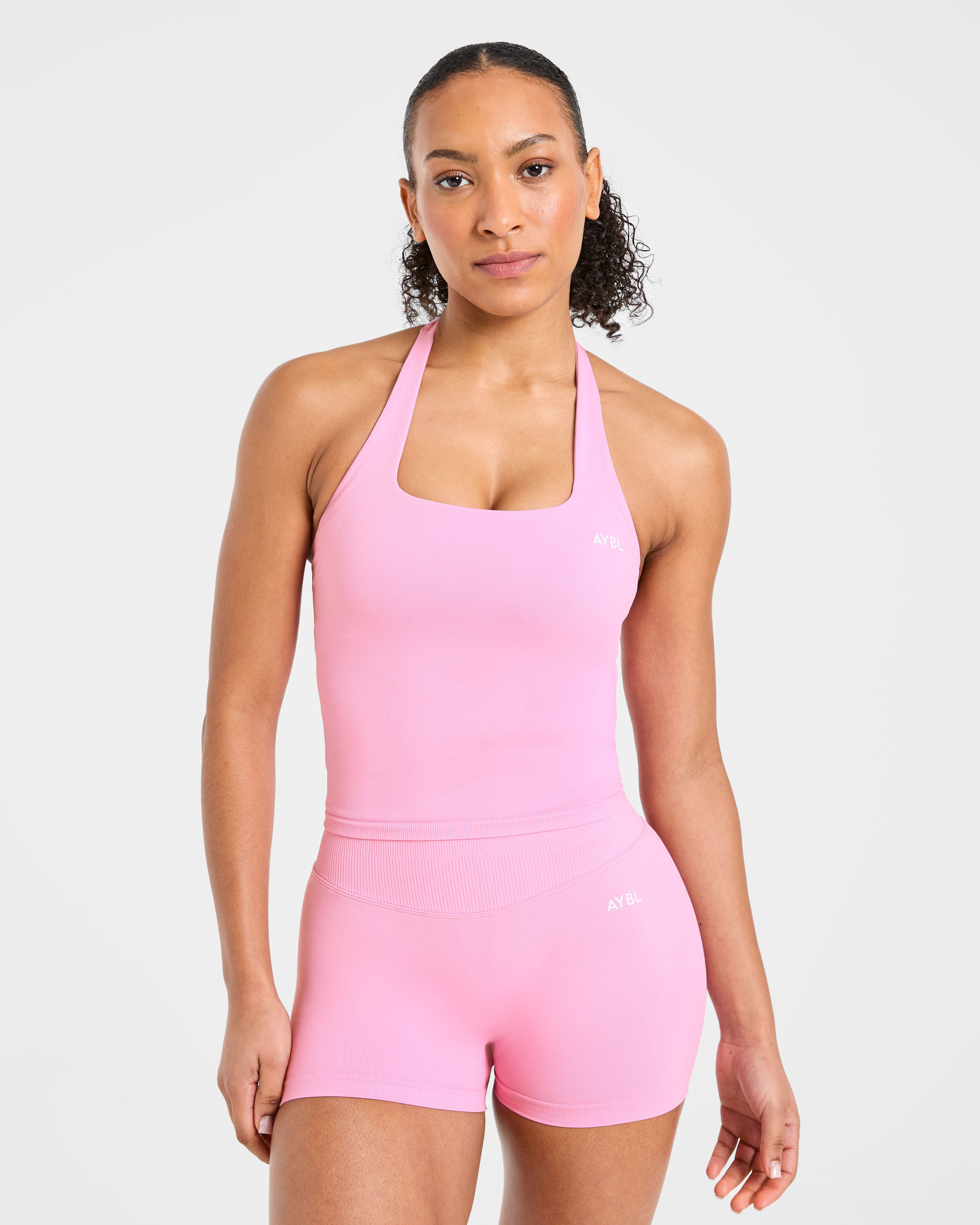 Enhance Seamless Halterneck Top