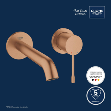 Grohe Colours Wastafelkraan Inbouw Essence New M Eengreep Koper