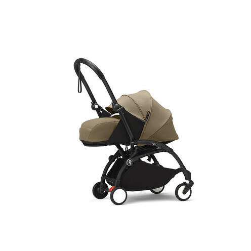 Poussette YOYO 3 Pack 0+ et 6+ Toffee / Cadre Noir - STOKKE