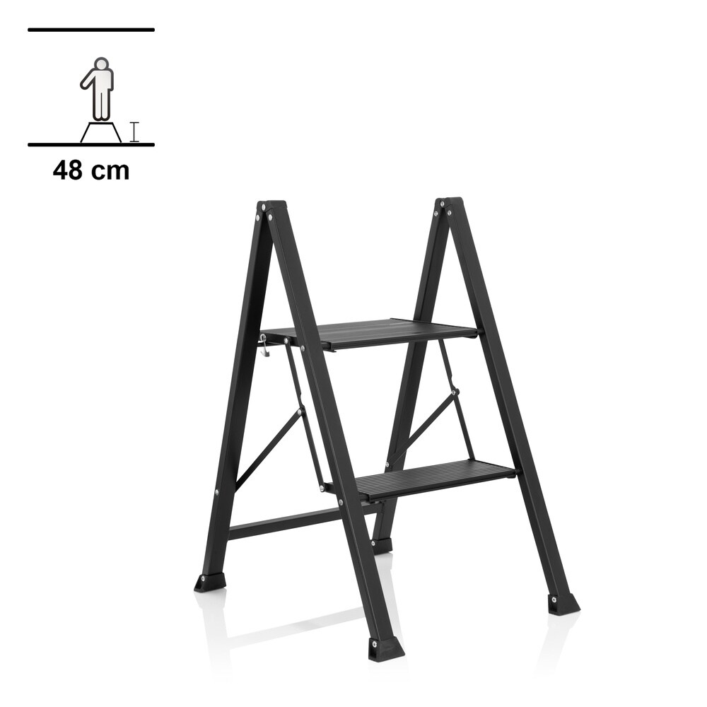 Klappleiter SOLID W5 Aluminium, Stahl hjh OFFICE