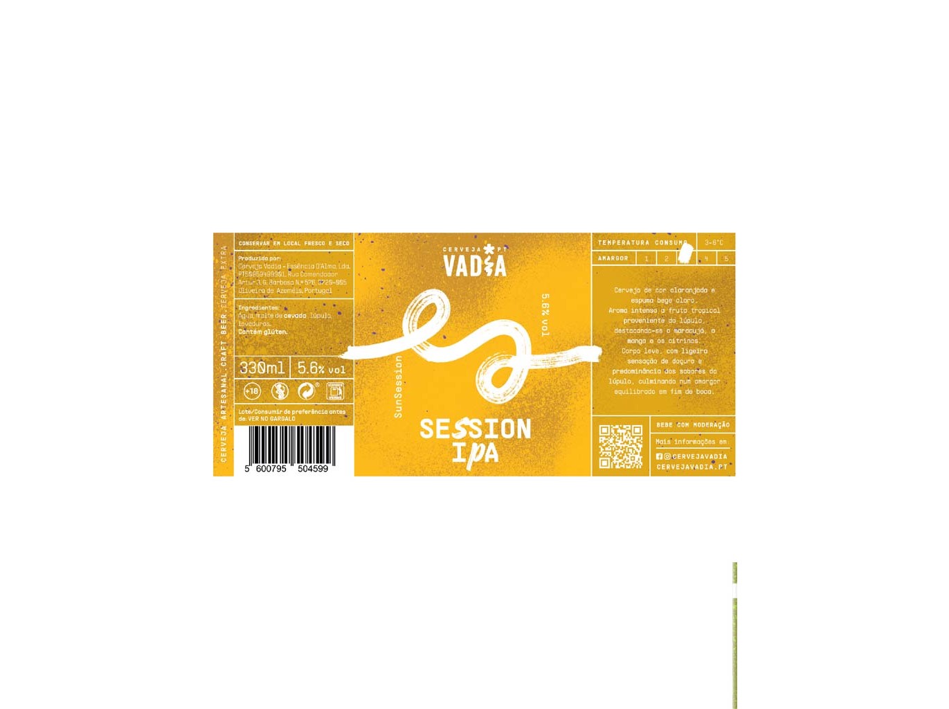 CERVEJA VADIA SUNSESSION 0.33LT