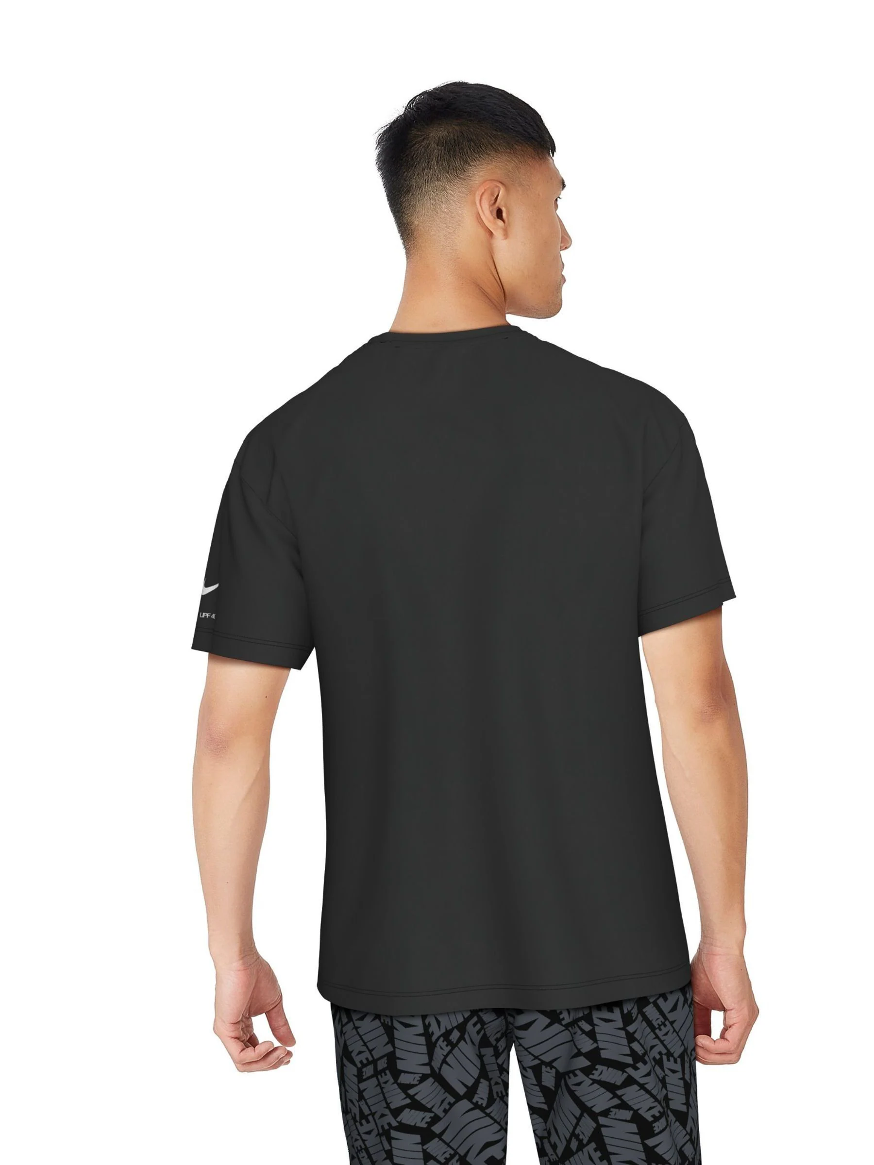 Nike DriFIT Short Sleeve UPF 40 Graphic Print Rash Vest