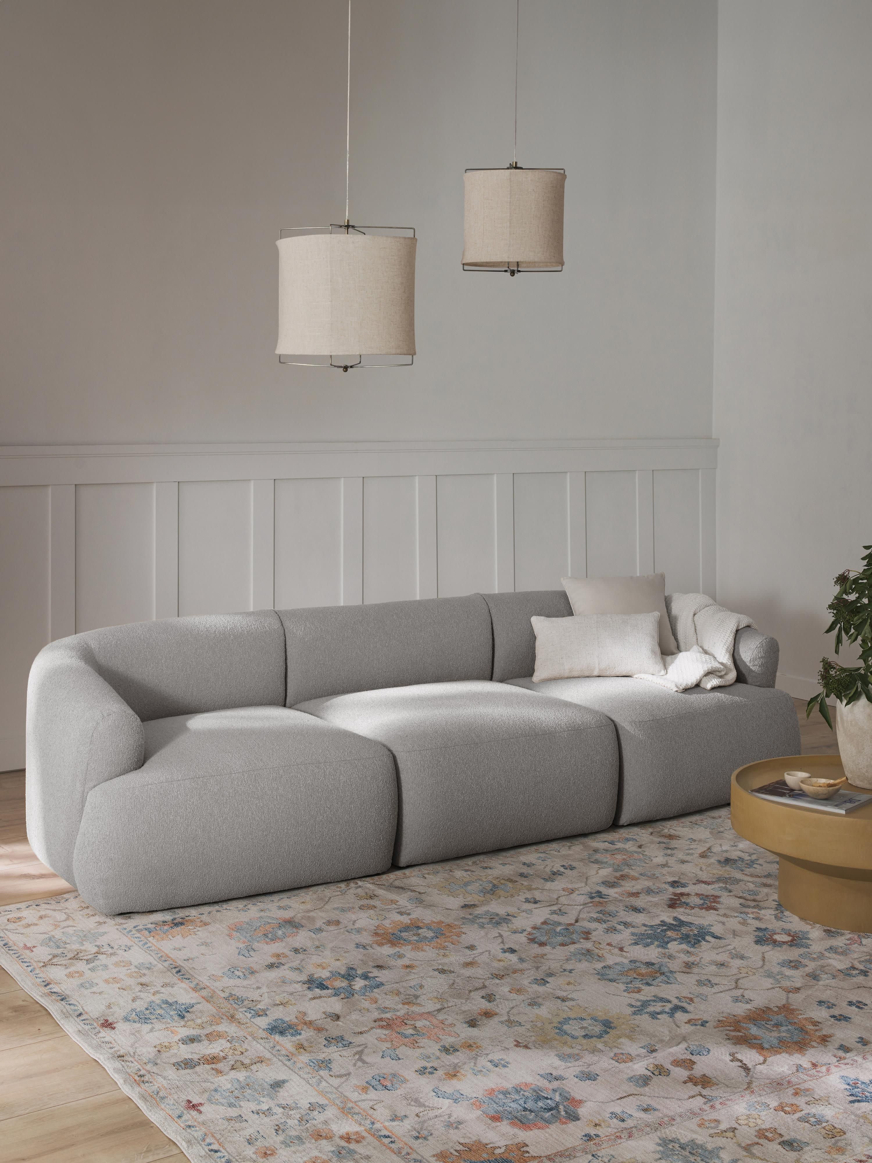 Modulaire bouclé bank Sofia (3-zits)