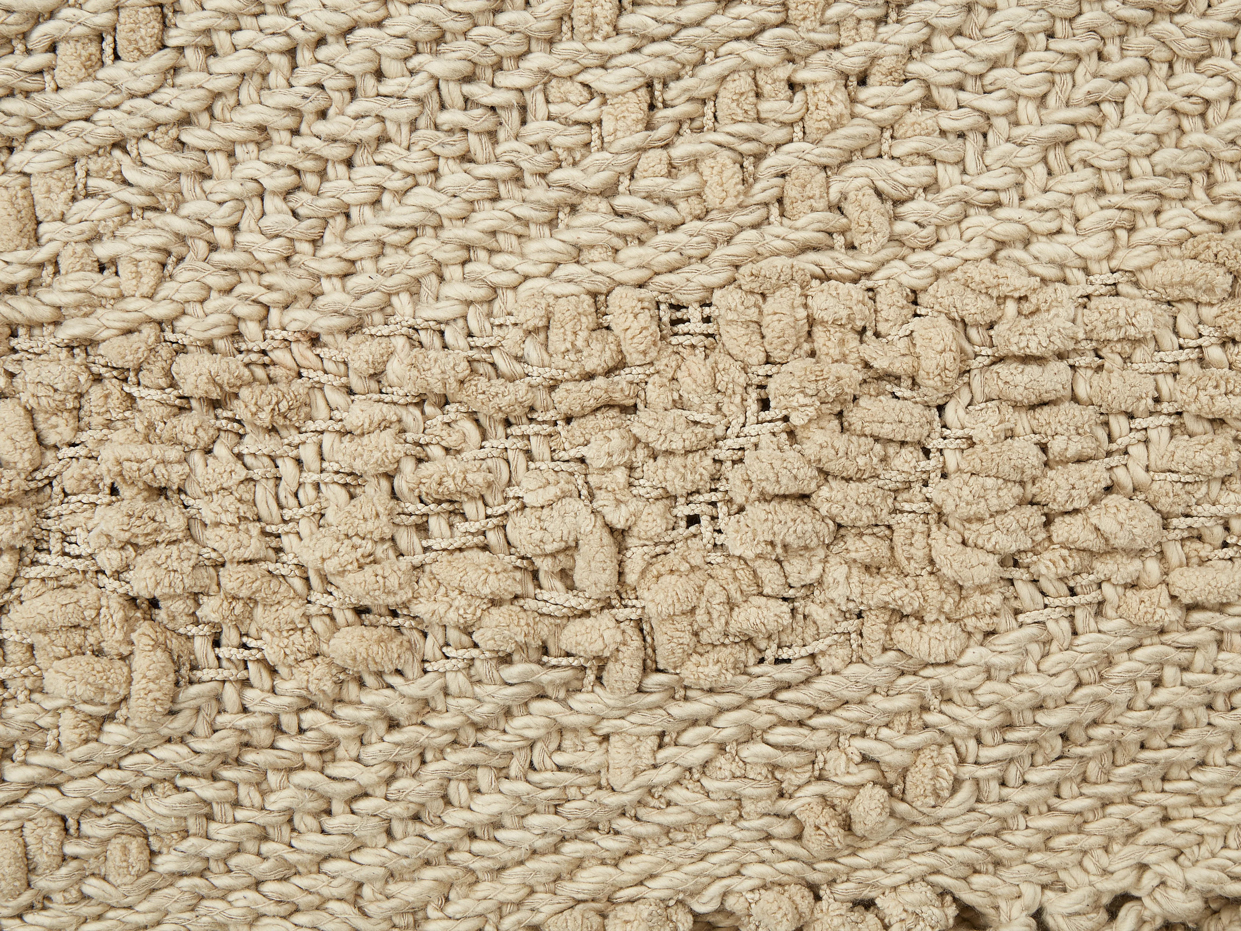 Plaid VELLA Katoen 190 x 230 cm Beige