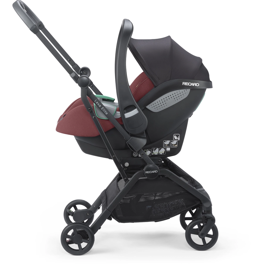 RECARO Babyschale AVAN I SIZE Fibre Black Iron Red