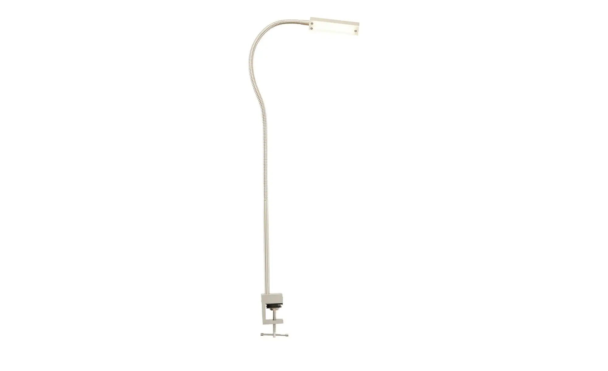 Fischer-Honsel LED-Klemmleuchte, Nickel-matt mit Gestensteuerung