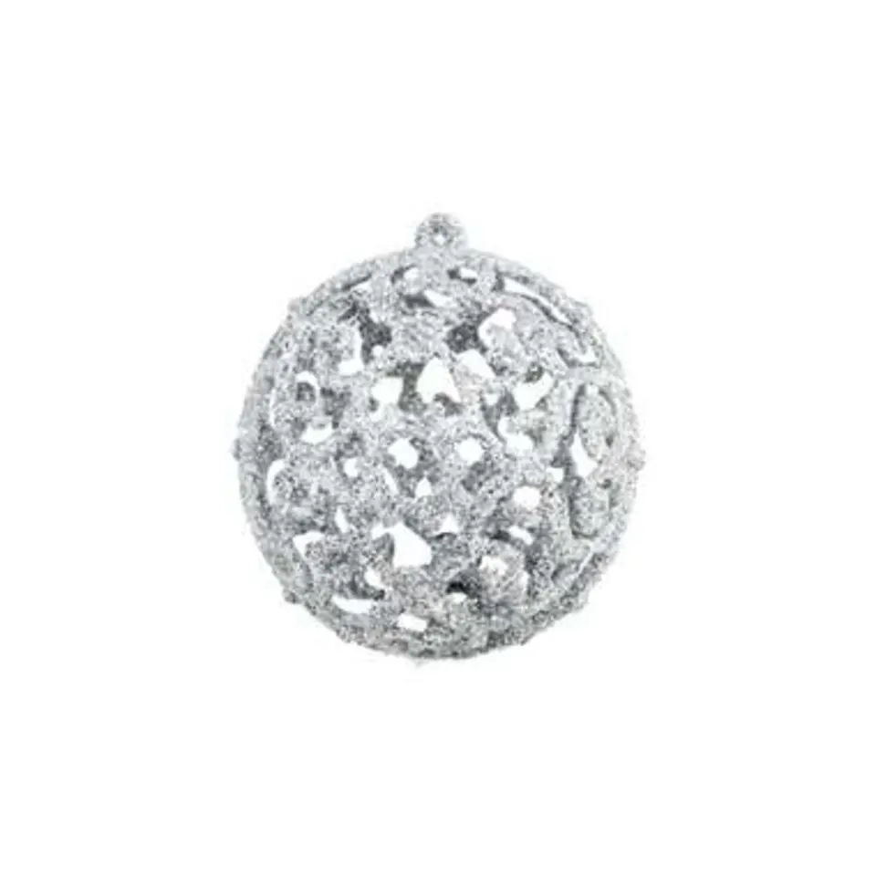 vidaXL - Kerstbal - Zilver - Kunststof - 100 stuks