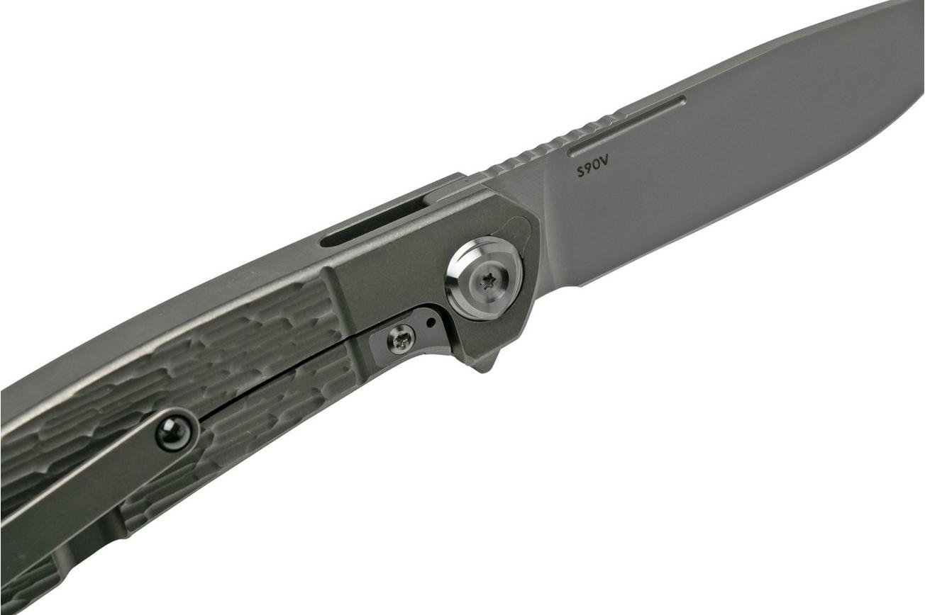 Liong Mah L1 Textured Titanium, L1-TT zakmes