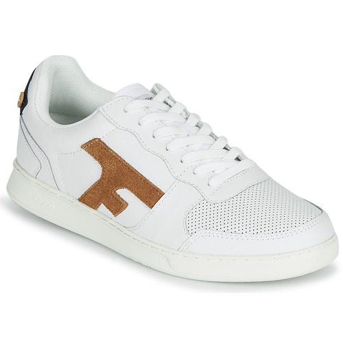 Faguo - HAZEL LEATHER - Blanc / Marron