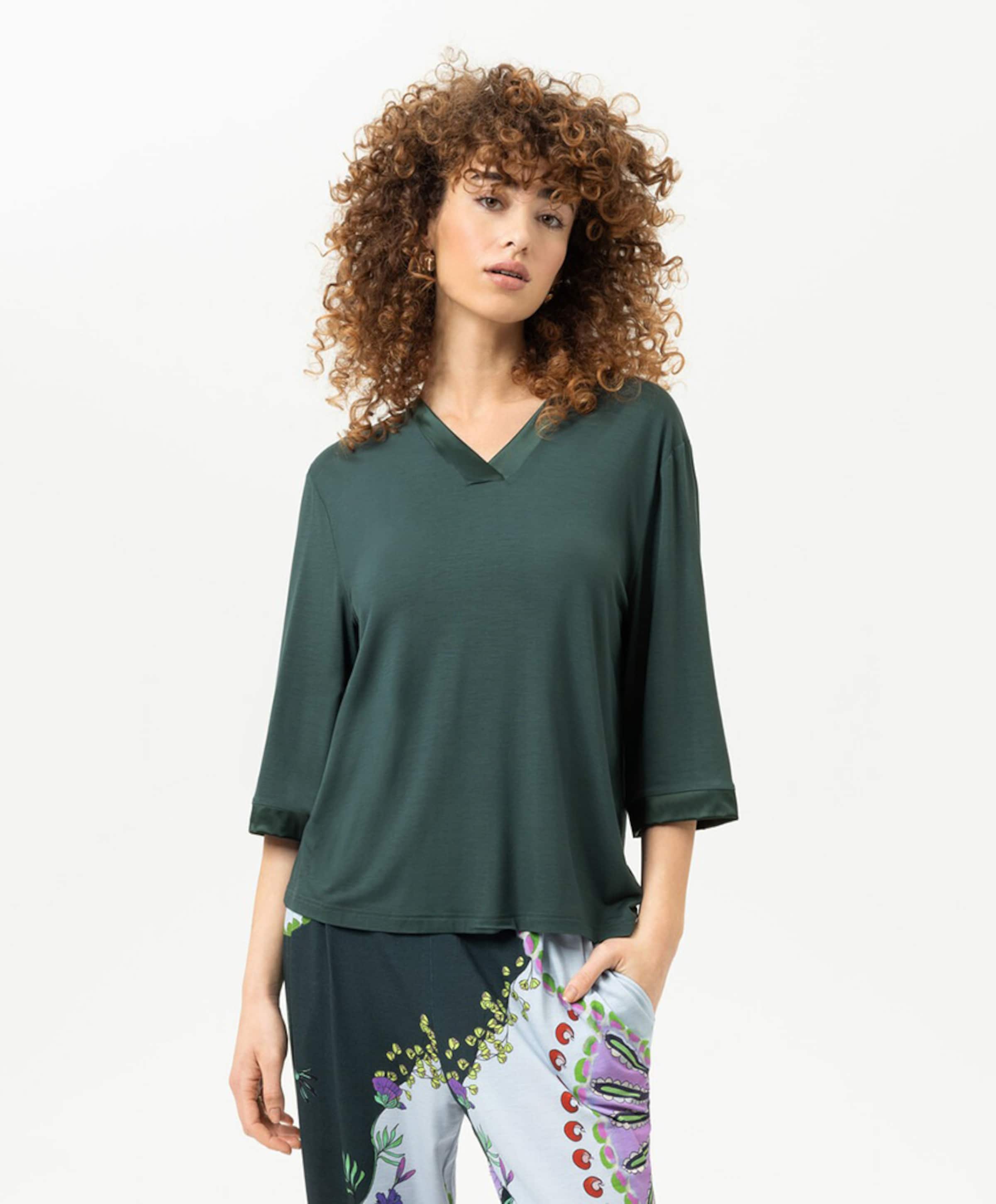 Mey Dames pyjamatop groen
