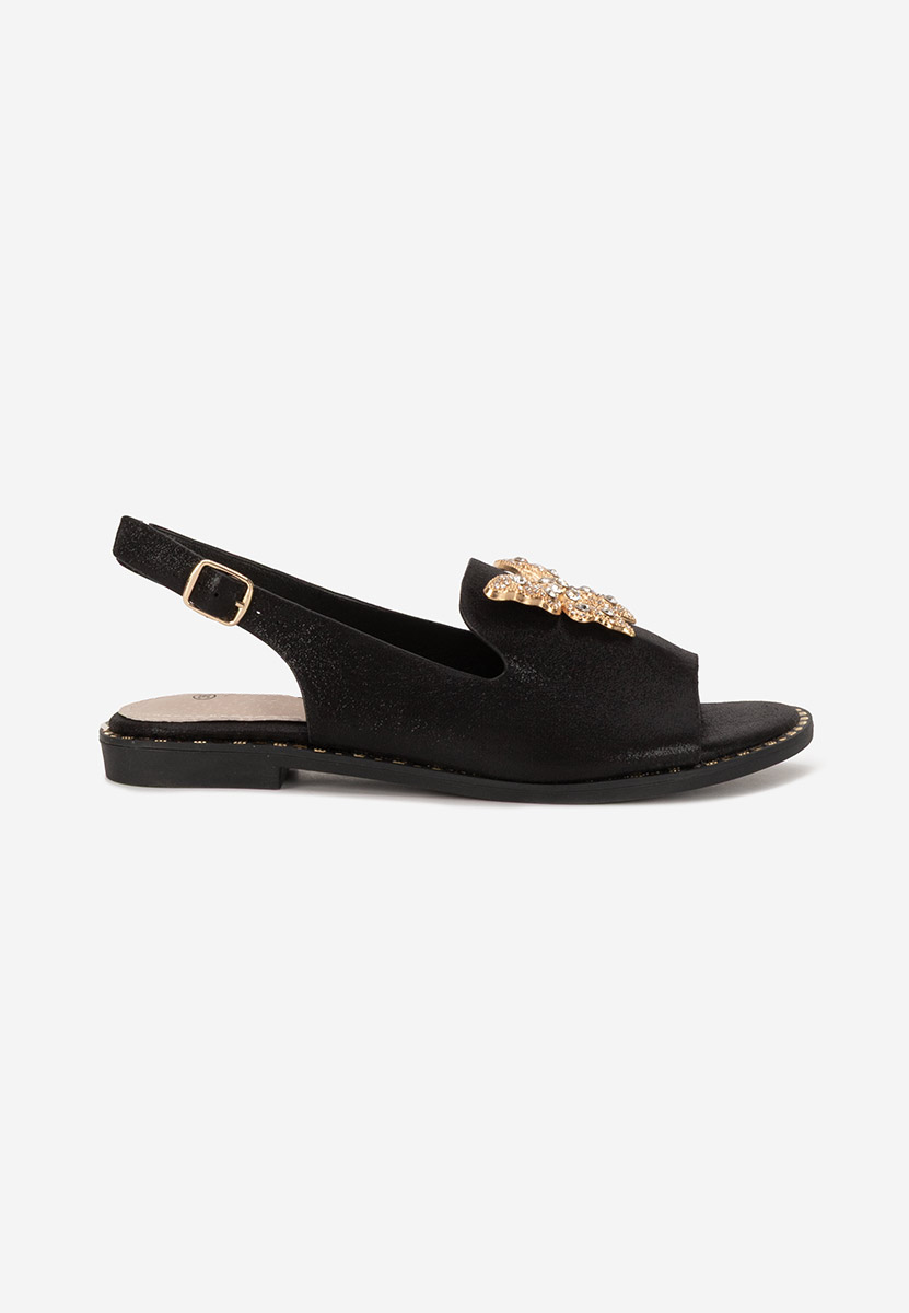 Sandales femme noires Alesida