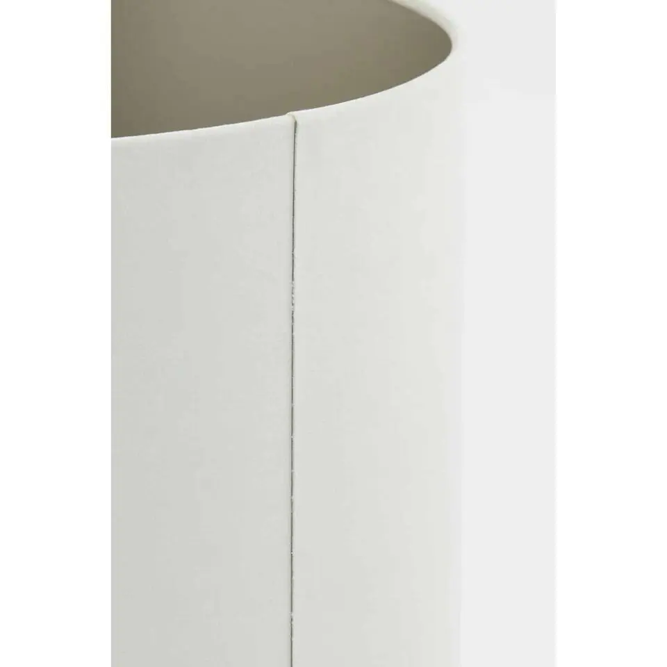 Light & Living - Lampenkap VELOURS - Ø25x18cm - Wit