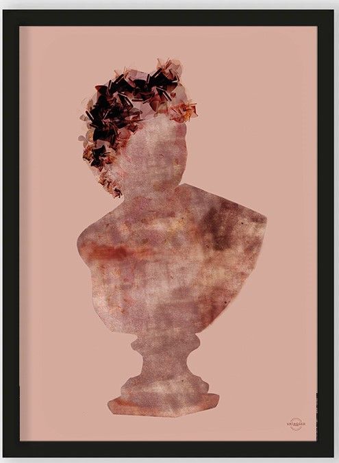 Art Print Eroded Roman Sculpture