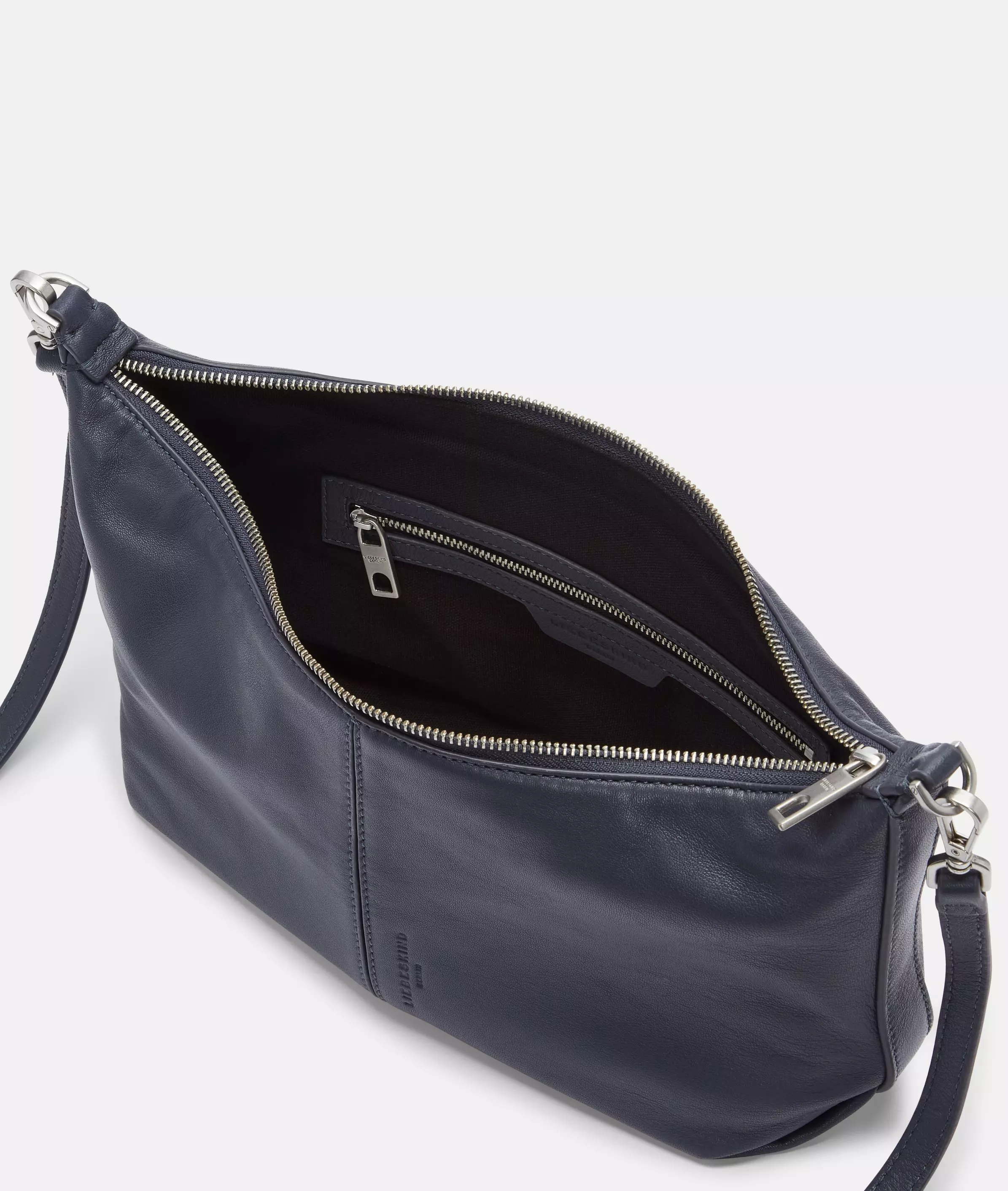 Paris Hobo S Handy leather hobo bag