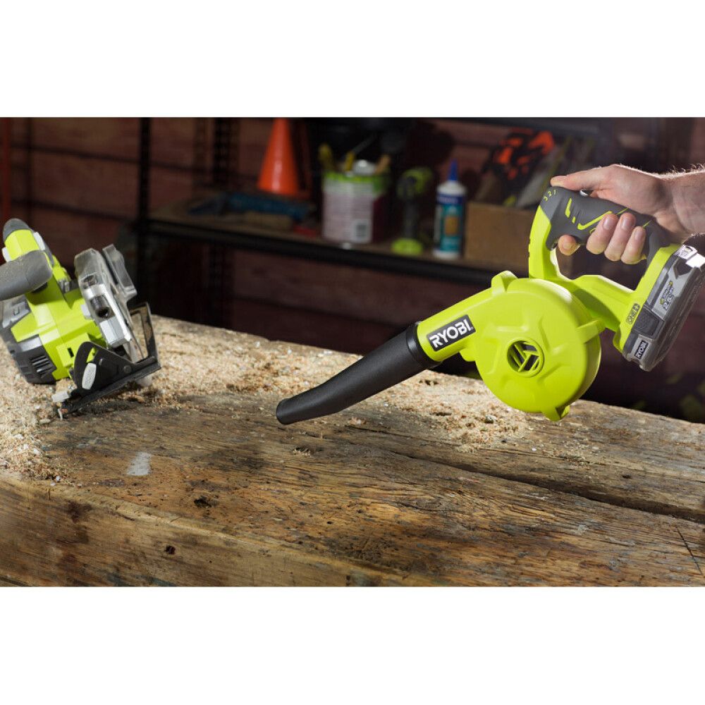 LØVBLÅSER RYOBI R18TB-0 ONE+ 18V UTEN BATTERI
