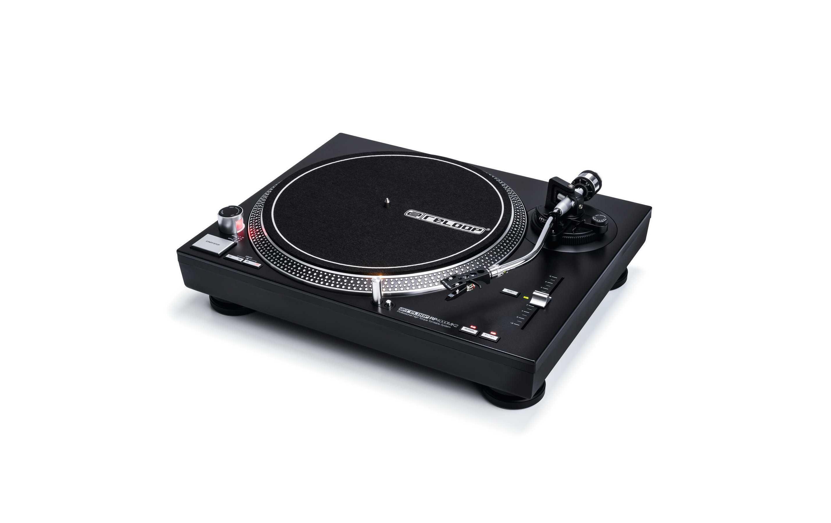 Plattenspieler RP-4000MK2 Schwarz<br>DJ-Plattenspieler mit quarzgesteuertem High-Torque-Direktantrieb