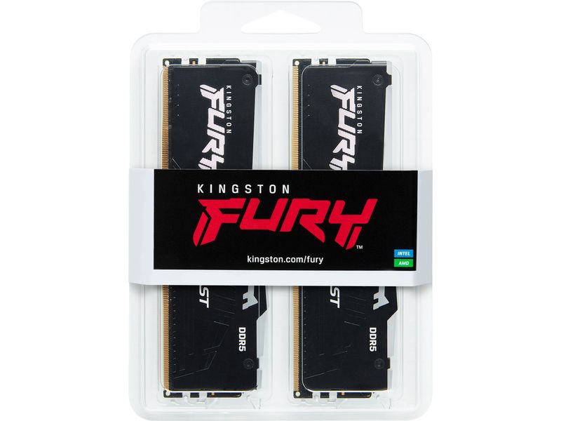 Kingston DDR5-RAM FURY Beast RGB EXPO 6000 MHz 2x 16 GB High-Performance Arbeitsspeicher mit RGB-Beleuchtung