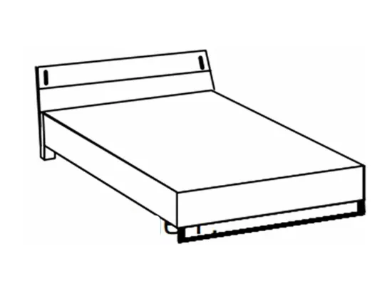 Chambre à coucher complète adulte ( lit adulte 180 x 200 cm+ Commode combinée + chevet+ Armoire)