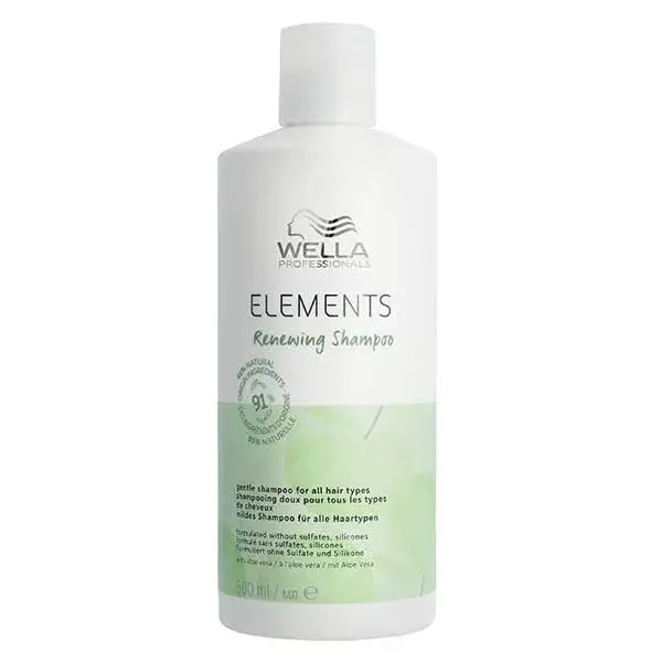 Wella Professionals Elements Shampoo Regenerador Sem Sulfato para Todos os Tipos de Cabelo 500ml
