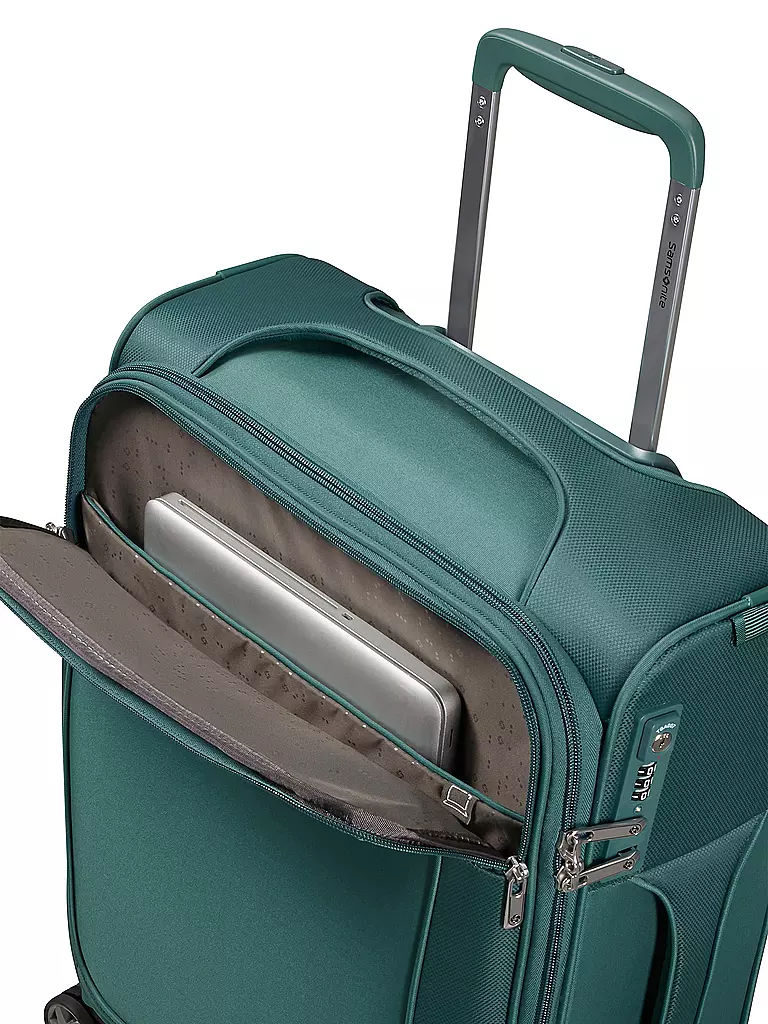SAMSONITE Trolley D'Lite Spinner 55cm northern blue petrol