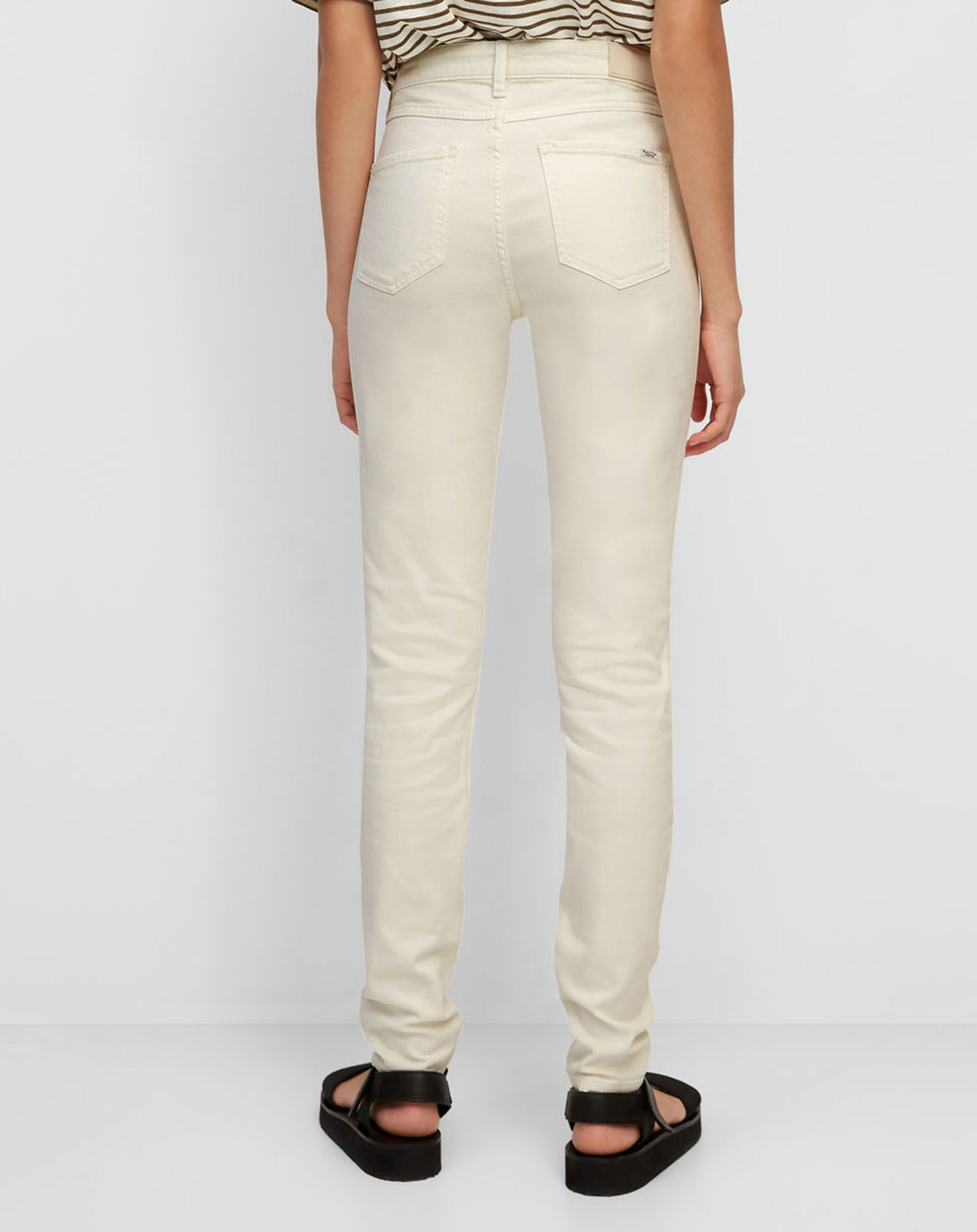 Marc O'Polo Jean Slim en Coton mélangé extensible écru