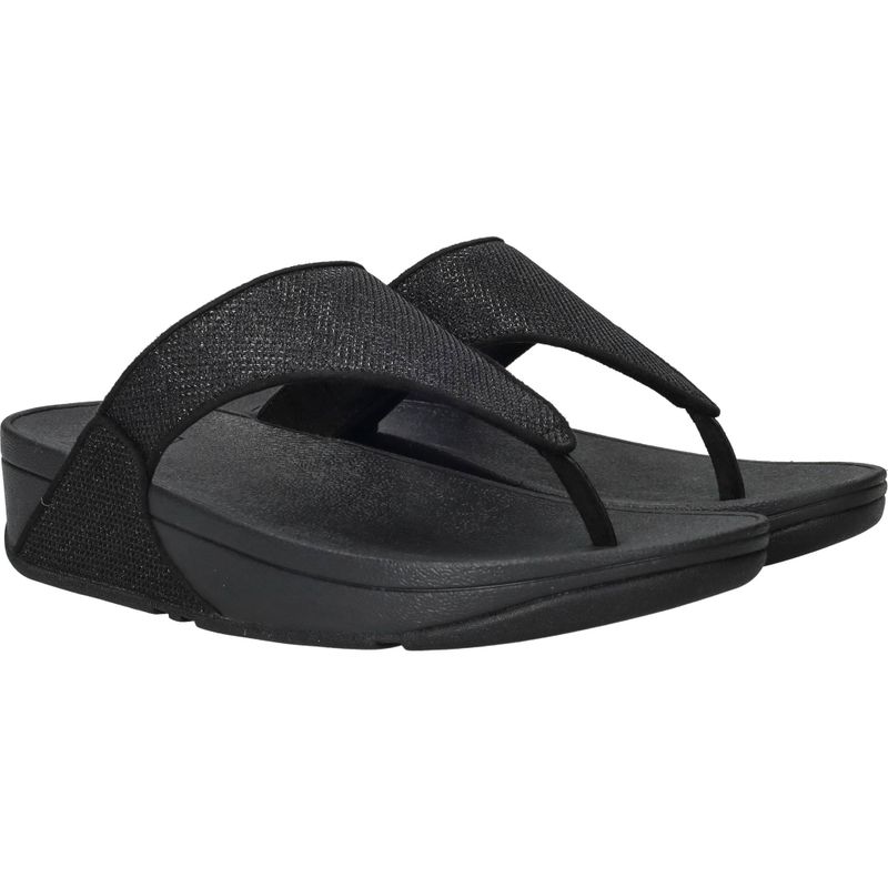 FitFlop Lulu Teenslippers Zwart Dames