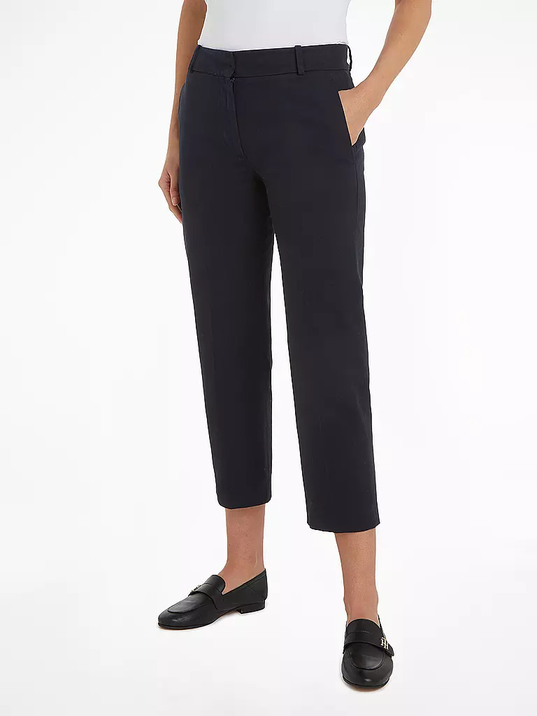 TOMMY HILFIGER Chino Slim Fit 7/8 dunkelblau