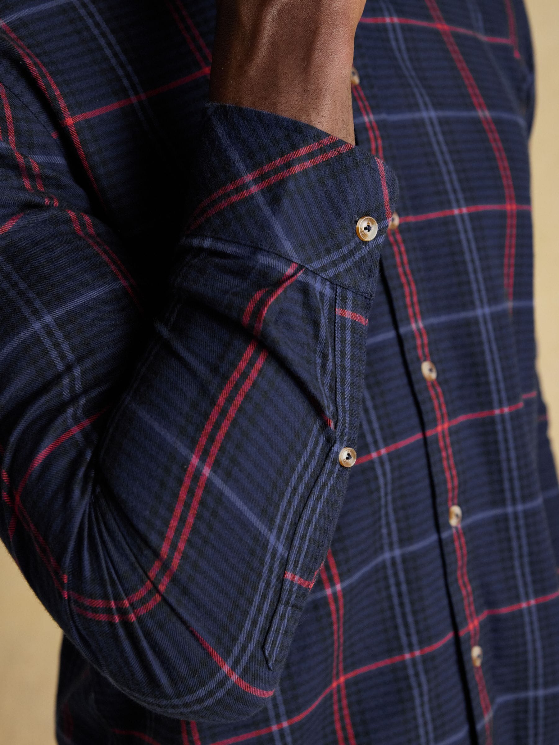 Joules Lightweight Brushed Flannel Cotton Shirt