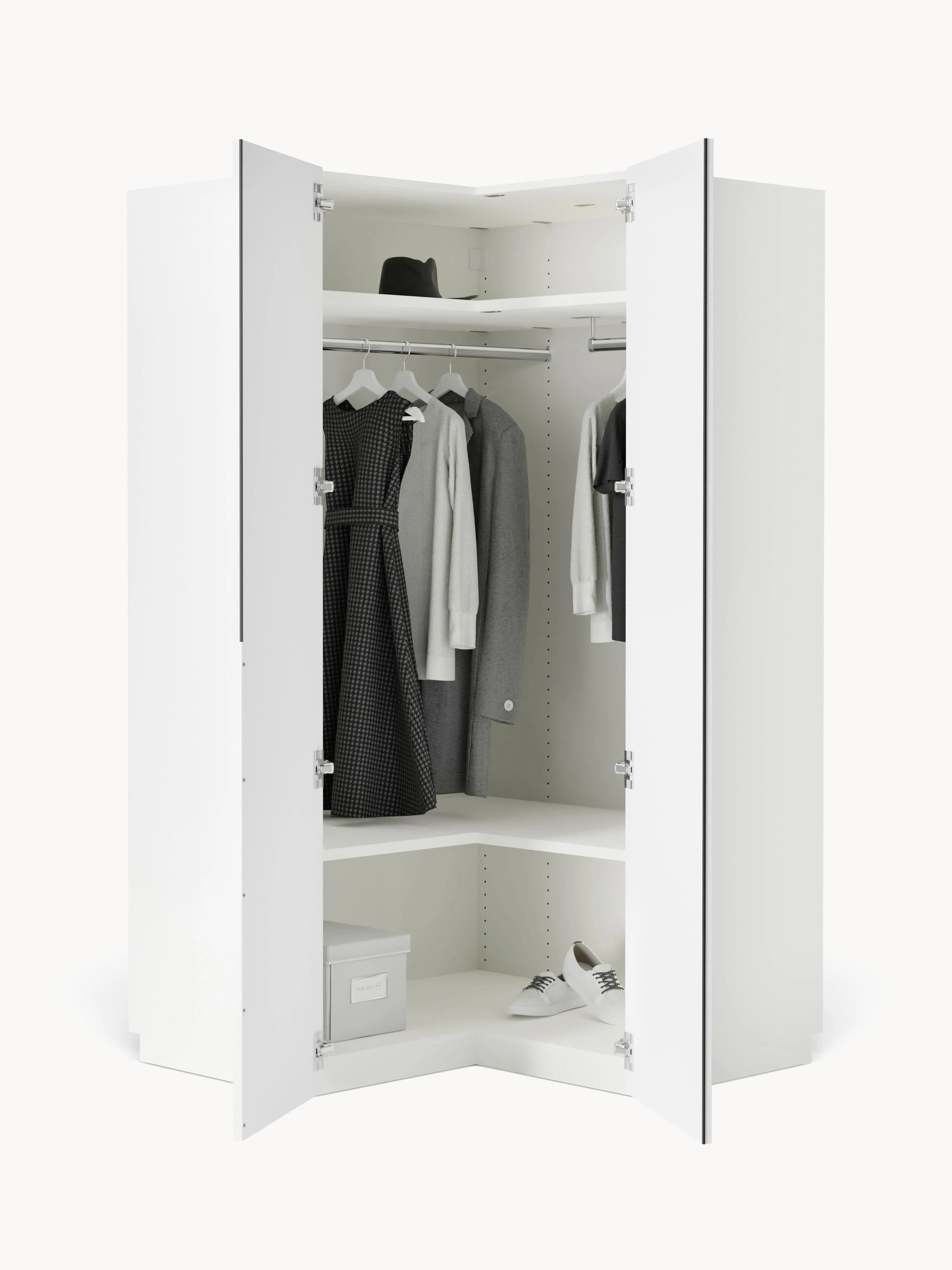 Modulaire hoekkast Leon, 115 cm breed