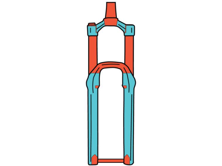 RideWrap Covered Protection Fork