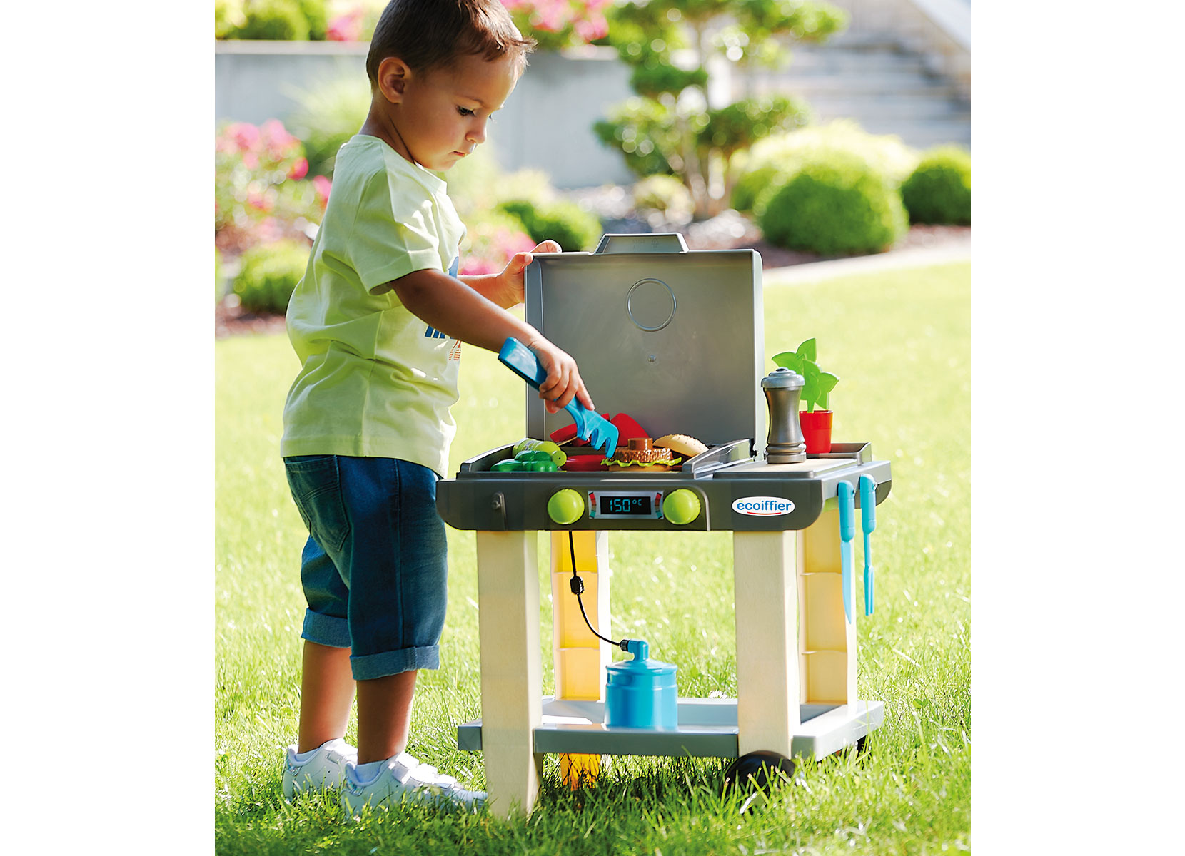 Kinder-Spielgrill mit Zubehör 43,5x28x40,5cm