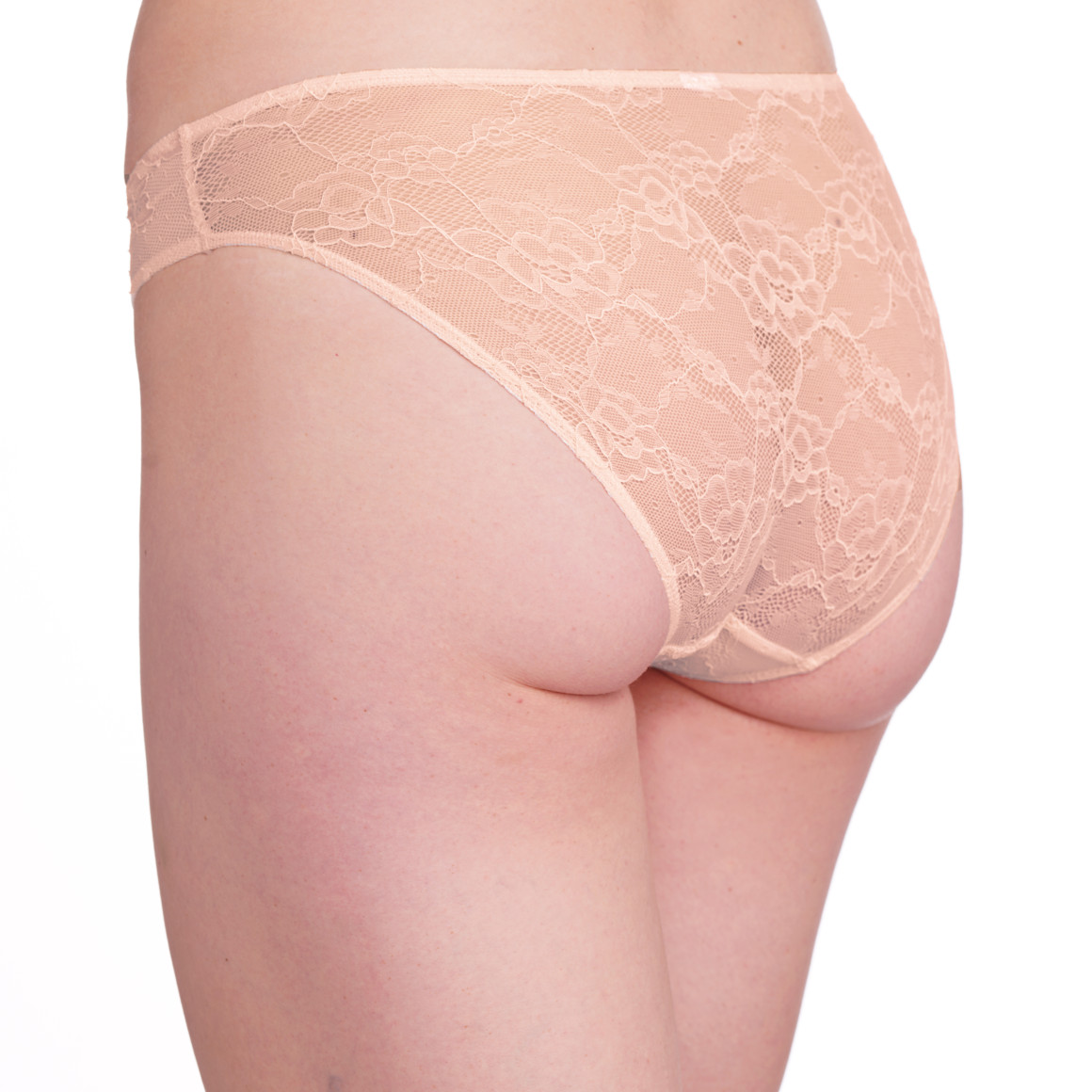Gina Benotti Damen Slip aus floraler Spitze zartrosa