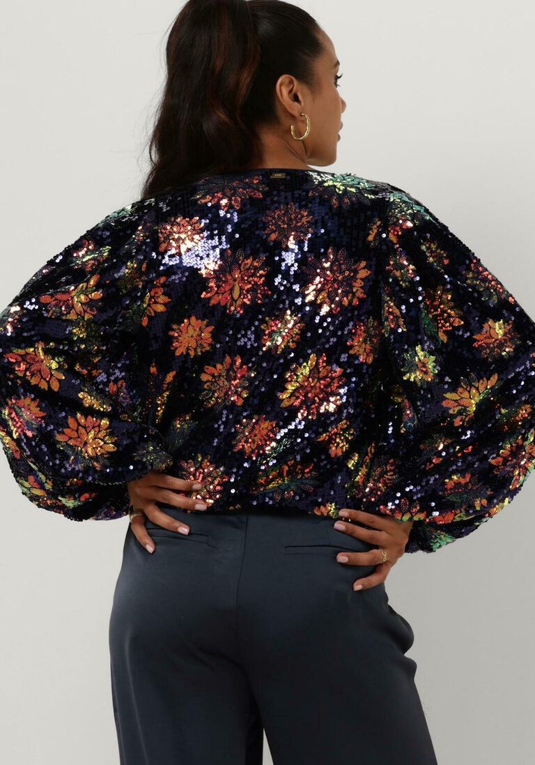 POM AMSTERDAM blauwe pom amsterdam blouse mesmerizing top