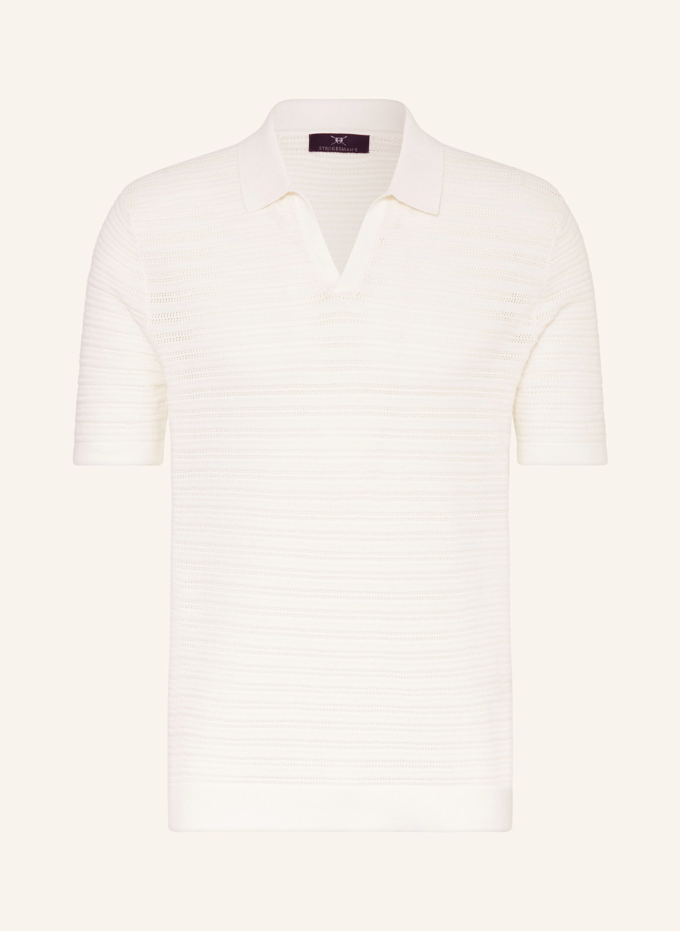 STROKESMAN'S Strick-Poloshirt